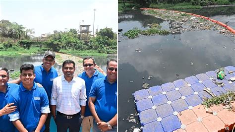 Bharat Clean Rivers Foundation Deploys Floating Barriers At Wadala ...