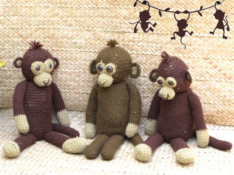 Hand Crocheted Toys- Munks – Punarnawa Soul of Artistry