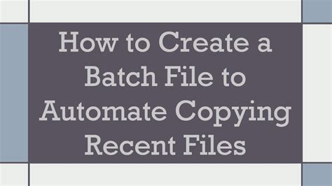 Image result for Batch File to Copy Multiple File Types