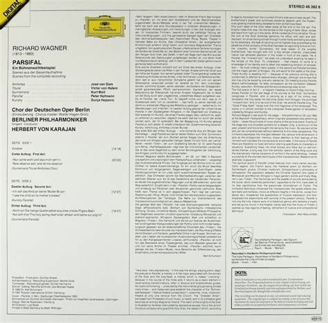 Herbert von Karajan. Berliner Philharmoniker. Wagner. Parsifal. Ein ...