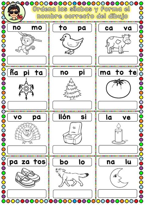 Fichas de lectoescritura para completar palabras - Materiales ...