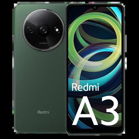 REDMI A3 6GB + 128GB, Olive Green – Stylish & High-Performance Smartphone