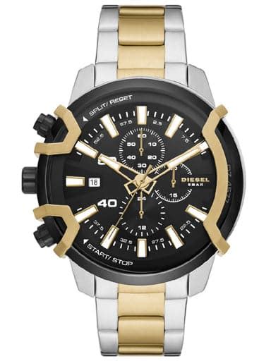 Diesel Griffed Chronograph Stainless Steel Watch Dz4577
