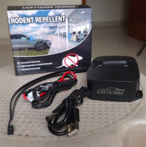 MOTOVEDA Ultrasonic Rat Repellent for Car & Home | Smart Rodent Control ...