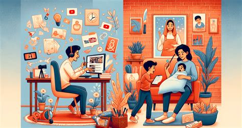 Parenting, YouTube, Digital Age, Content Creation, Family Life, Time ...