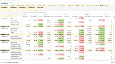Debtor Management - BI Reports - KPI Dashboard