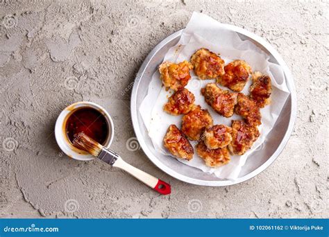 Chinese General Tso`s Chicken or Nuggets Stock Photo - Image of spicy ...