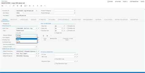 Acumatica Sampling Plan Detail 的图像结果