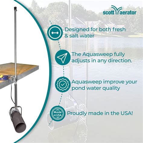ScottAerator Scott Aerator Aquasweep Dock Mount - 1/2 Horse Power India ...