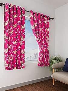 Buy Cortina Floral Design Window Curtain | Drapes for Home, Bedroom ...
