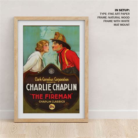 Charlie Chaplin IV Old Movie Poster: Buy Movie Posters Online – Dessine Art