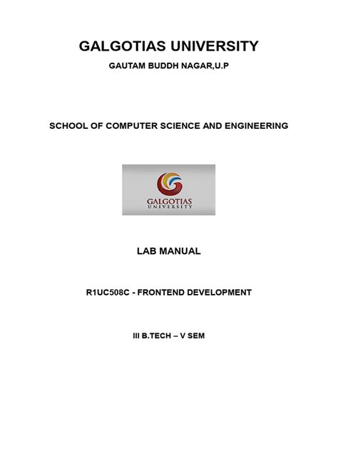 Image result for Web Development HTML Lab Manuals