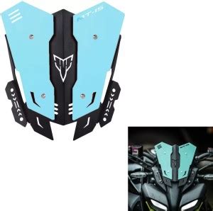AIRSKY YAMAHA MT 15 METAL VISOR SKY BLUE AERODYNAMICALLY DESIGNED ...