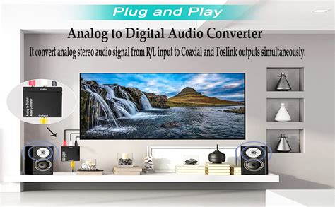 AMS Analog to Digital Audio Converter, Digital Audio RCA to Optical ...
