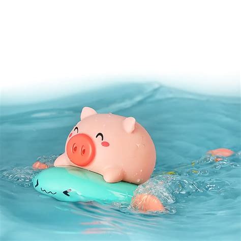 Buy Bath Toy Swimming Pig Wind Up Water Floating Toys,Bathtub Water ...