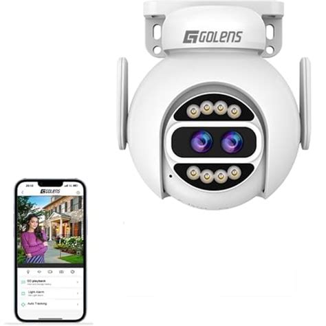 Golens WC21K Full HD CCTV Camera | 355° Pan & Tilt | WiFi & Night ...