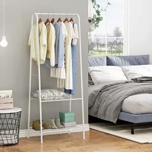 ADA Steel Floor Cloth Dryer Stand Heavy Duty Clothing Garment Rack with ...