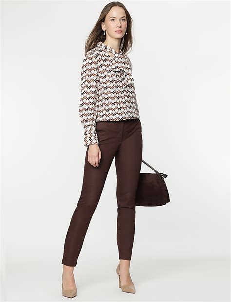 Buy Pure Viscose Printed Bishop Sleeves Blouse at Marks & Spencer