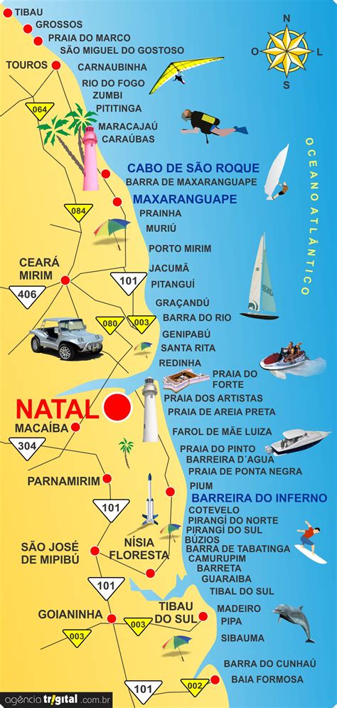 Natal Rio Grande Do Norte Mapa - FDPLEARN