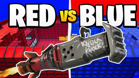 RED VS BLUE 🆕 - Fortnite Creative Map Code - Dropnite