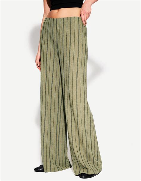 Wide-leg trousers - Women | Bershka