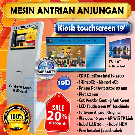 Mesin Antrian – OLOGIS | Produsen Kiosk & Digital Signage