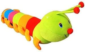 JPRS Colorful Caterpillar Soft Toy for Car Decoration and Kids - 60 cm ...