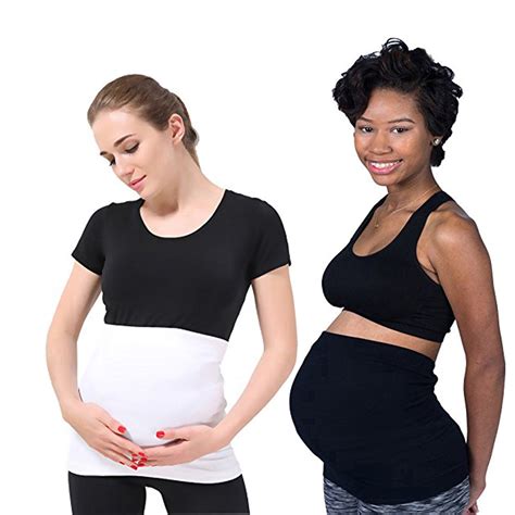 Maternity Belly Band for Pregnancy – 2 Pack Womens Back Support Belt ...