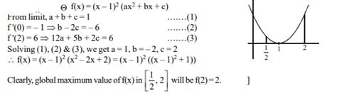 Let f(x) be a polynomial of degree 4 on R such that undersetx arrow 1 ...