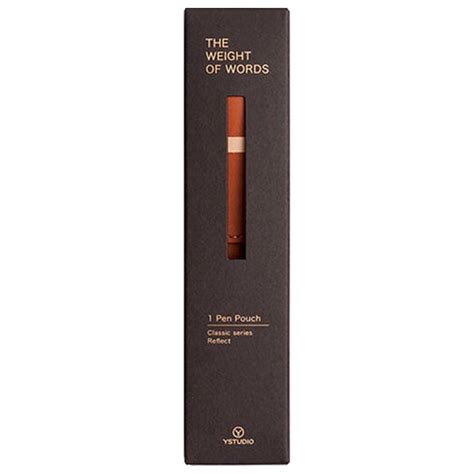 Ystudio Classic Reflect One Pen Case (Caramel) 1CACC0009CAX