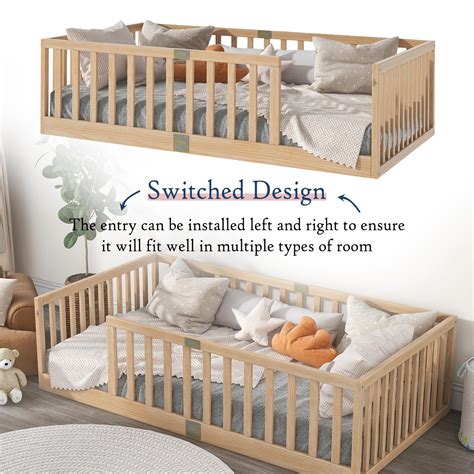 Snapklik.com : Tatub Twin Montessori Floor Bed