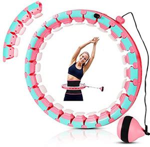 NUFR Smart Weighted Hoola Hoop Plus Size 60 Inch 29 Knots Infinity ...