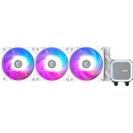 MSI MAG CORELIQUID A13 360 White AIO CPU Liquid Cooler - Full CPU ...