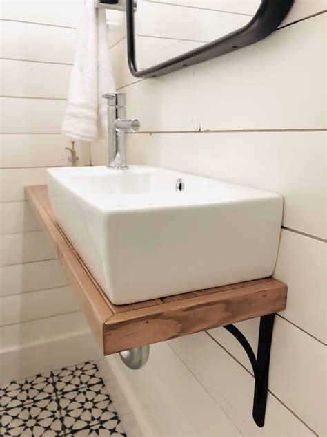 Small Bathroom Floating Sink - WERFBAT
