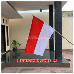 Jual BENDERA MERAH PUTIH DENGAN BERBAGAIMACAM UKURAN - UKURAN 82x50 CM ...