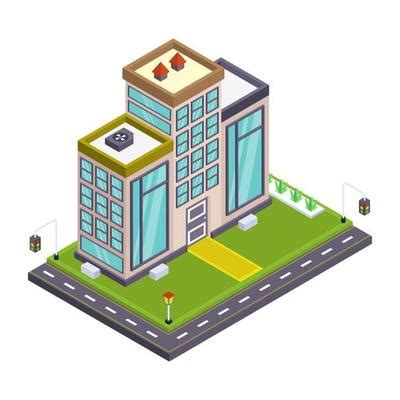 Building Top View Vector 的图像结果