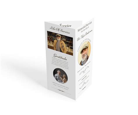 Memorial Service Program Sample 的图像结果