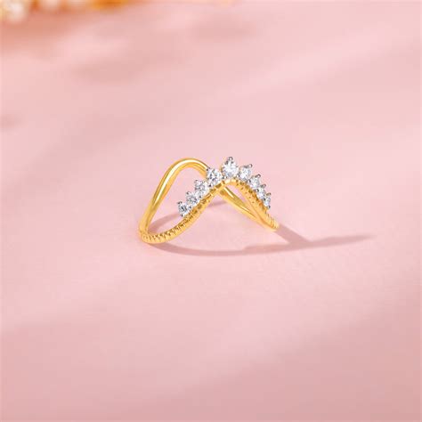 Gold Vanki Rings – South Indian Jewellery – Heer by GIVA