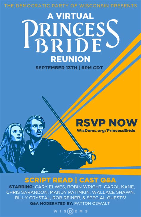 Image result for Princess Bride Fundraiser
