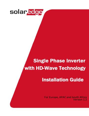 Image result for SolarEdge Installation Guide
