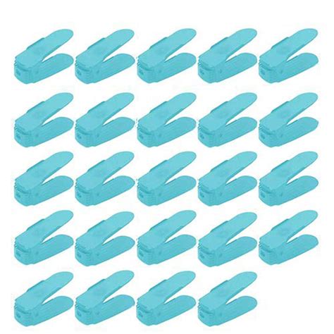 Klaxon Shoe Organizer - Plastic Shoe Organizer - 24 Piece Shoe ...