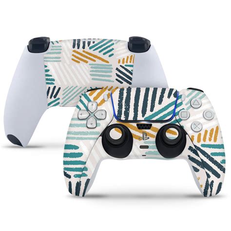 PlayStation 5 Controller Skin - Flat Abstract Element Pattern – SkinsLegend