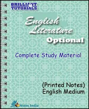 Brilliant Tutorials - English Literature Optional - Complete Study ...