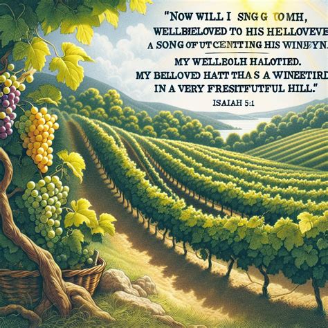 What does Isaiah 5:1 mean? | Bible Art