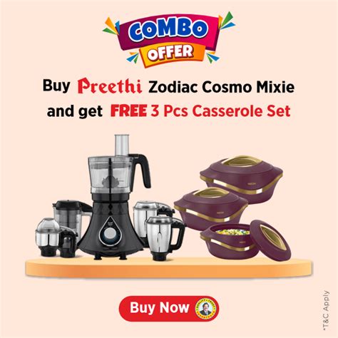 Buy Preethi Zodiac Cosmo Mixie - Vasanth and Co