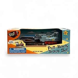 Buy Toysmith Pull Back Train Set Party Accessory, Multicolor Online at ...