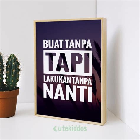 Promo Hiasan Dinding Wall Decor Poster Motivasi Dekorasi Kantor Ruang ...