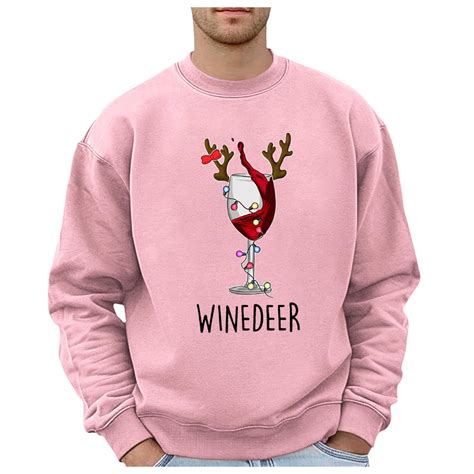 Adeawade Christmas Sweatshirts For Men 2025 Long Sleeve Tops Men'S Xmas ...