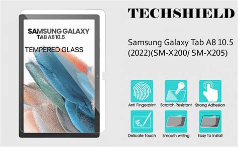 TECHSHIELD Anti-Scratch & Smudge Proof Bubble Free Premium Tempered ...