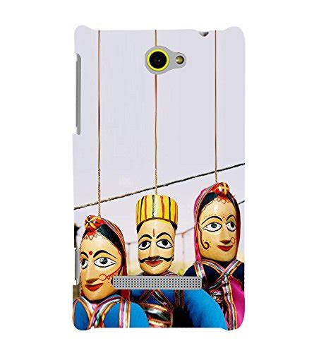 Fiobs Puppets Putla Hanging Colorful Designer Back Case Cover For Htc ...